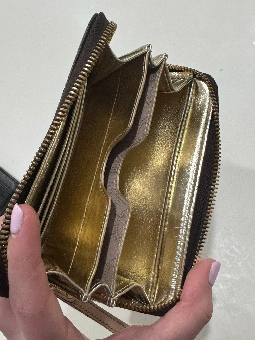 Michael Kors Monogram Wristlet with Strap